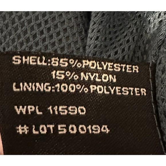 Weatherproof Garment Company Mens Size M Blue Jacket Golf Pullover Lined 1/4 Zip - Picture 7 of 10